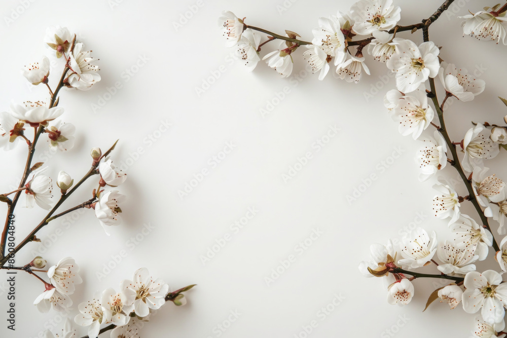 A white background with a white flowery border. A white background with a white flowery border.