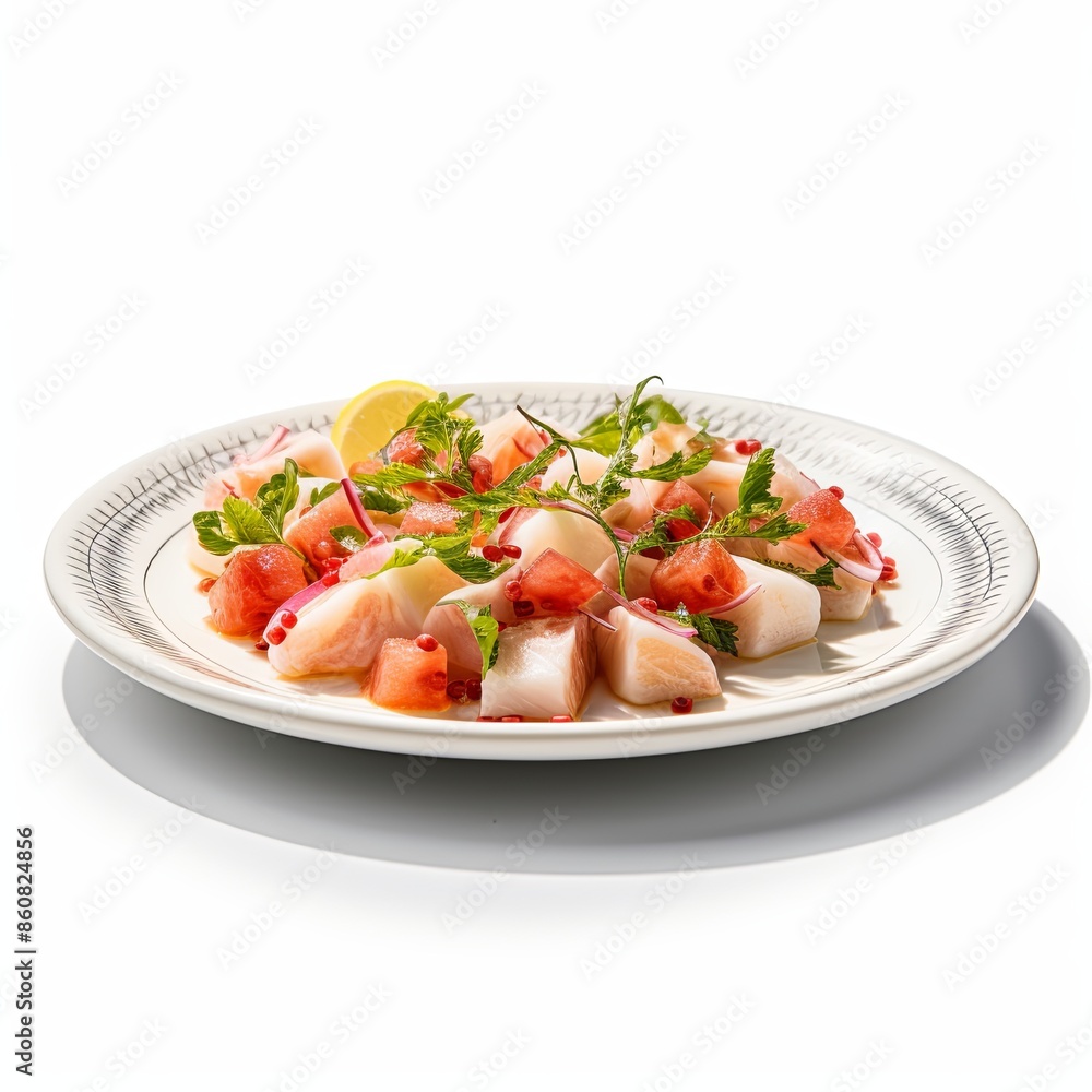 Famous food dish Isolated on a white background Famous food dish Isolated on a white background