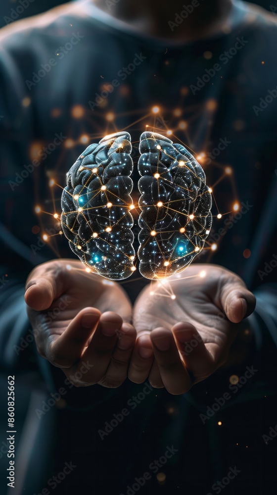 Fototapeta premium Business Intelligence (Bi), Artificial Intelligence (Ai), Digital marketing, business strategy and technology concept 