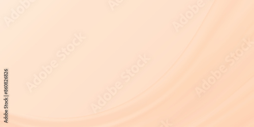 Delicate nude background. Abstract blurred pastel color banner. Minimalist aesthetic design.