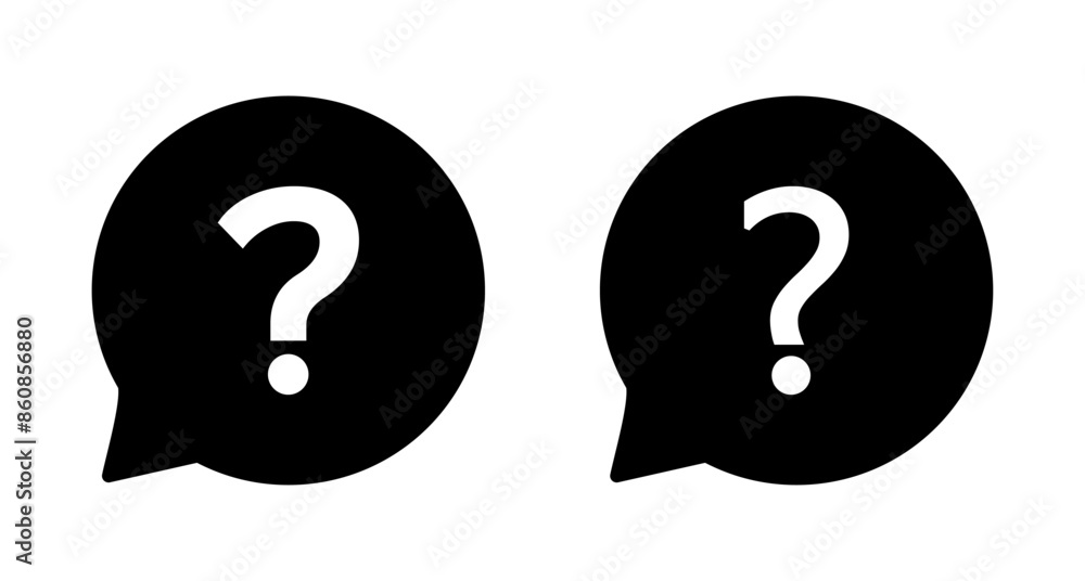 Question Icon vector isolated on white background. Question mark sign. help icon. Faq Question Icon vector isolated on white background. Question mark sign. help icon. Faq