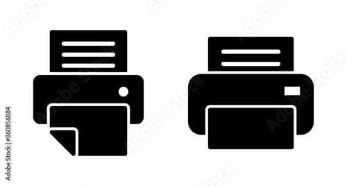 Printer icon vector isolated on white background. print icon. Fax vector icon.