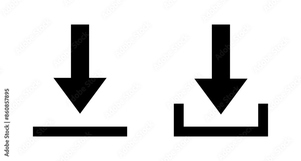 Download icon vector isolated on white background. Downloading vector icon Download icon vector isolated on white background. Downloading vector icon