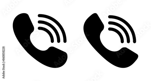 Call icon vector isolated on white background. Phone icon vector. mobile phone. telephone icon