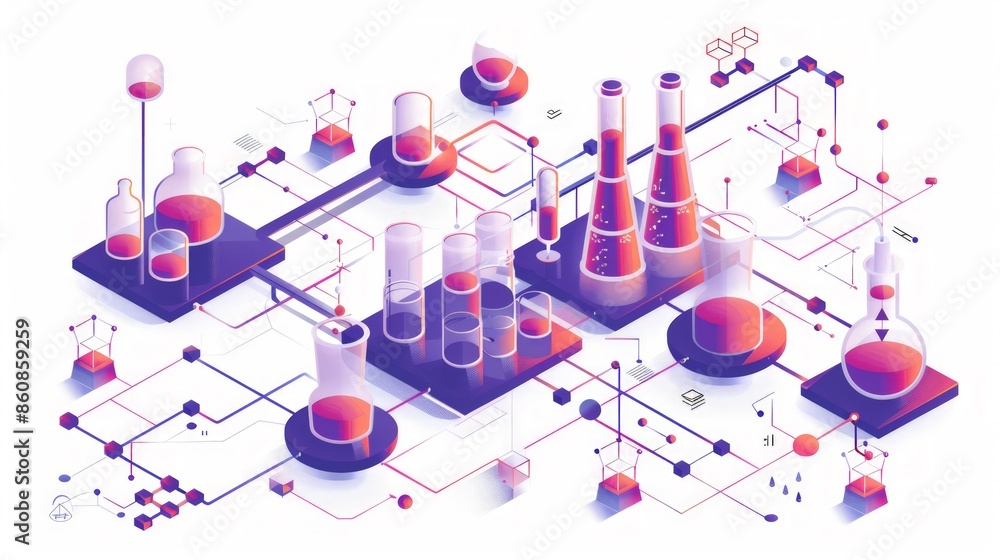 the process of chemical polymerization, showing monomer activation ...