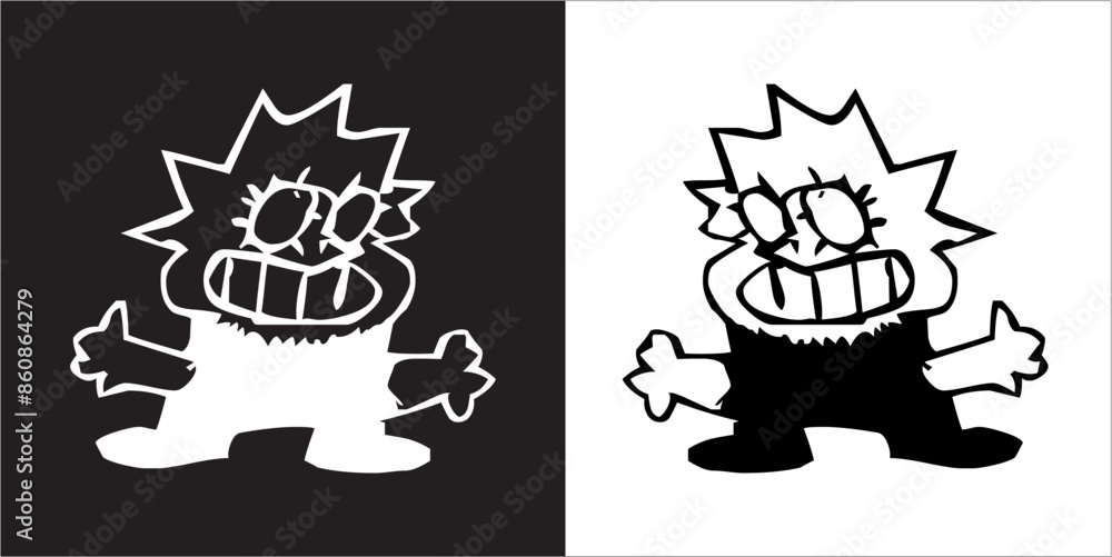 IIlustration Vector graphics of Brian Power icon. IIlustration Vector graphics of Brian Power icon.