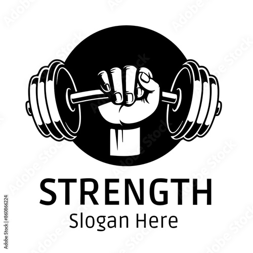 Gym logo vector 