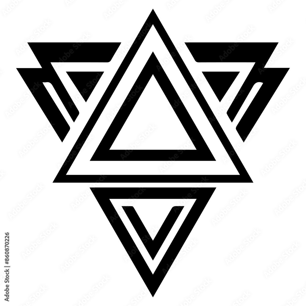 abstract logo design, black and white geometric technology icon abstract logo design, black and white geometric technology icon