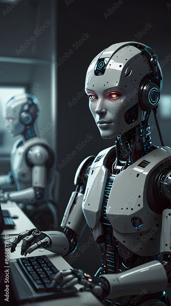 Robot Ai, Social and sport activity future model Robot Ai, Social and sport activity future model
