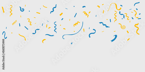 Colorful Confetti Vector Background - Perfect for Celebrations and Parties