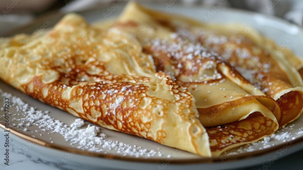 Crepes, delicate and thin French pancakes, are made from a simple batter of flour, eggs, milk, and butter, then filled with an array of sweet or savory fillings and bananas, or ham and cheese, Crepes, delicate and thin French pancakes, are made from a simple batter of flour, eggs, milk, and butter, then filled with an array of sweet or savory fillings and bananas, or ham and cheese,