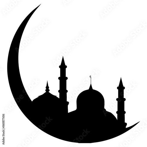 mosque icon vectors illustration symbol design
