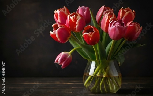 Wallpaper Mural bouquet of tulips Torontodigital.ca