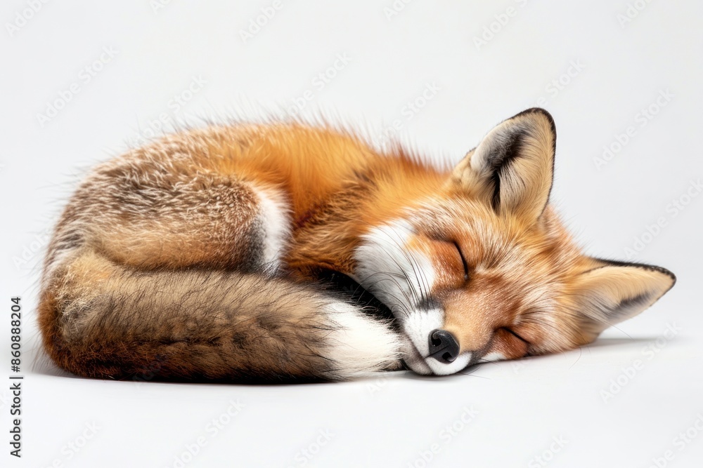 Fox sleeping wildlife animal mammal. Fox sleeping wildlife animal mammal.