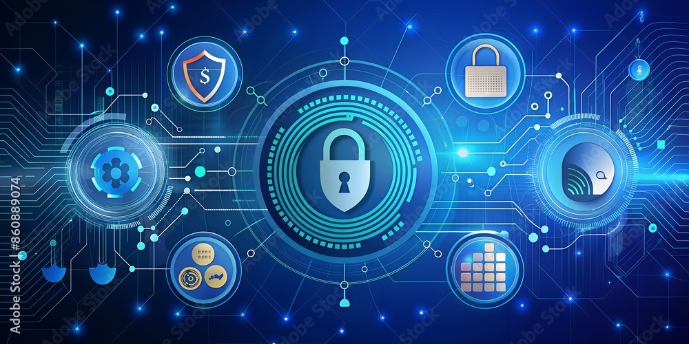 Obraz premium Enhancing Security with Biometric and 2FA for Electronic Banking