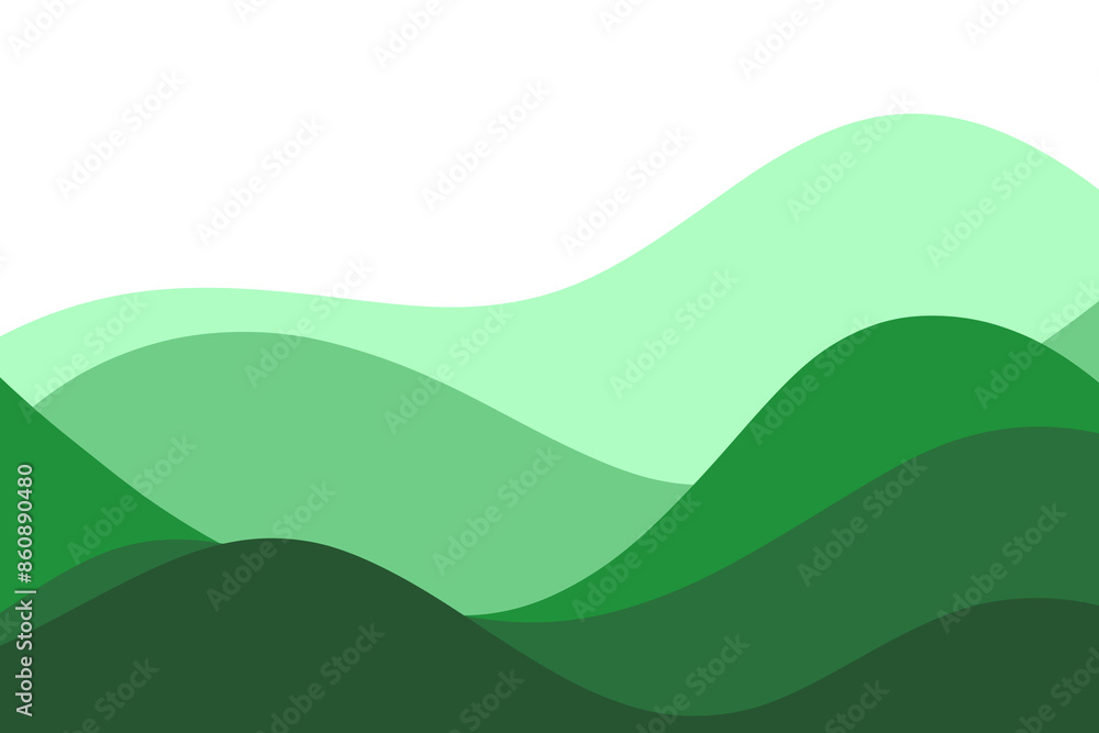 Green landscape background Green landscape background
