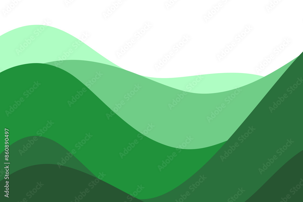 Obraz premium Green landscape background