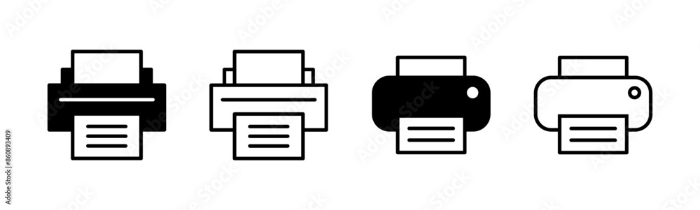 Print icon set. printer icon vector. Print icon set. printer icon vector.