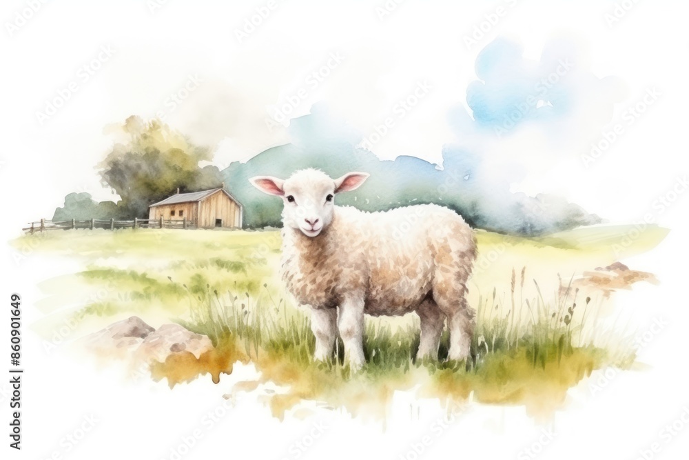 Sheep livestock outdoors nature. Sheep livestock outdoors nature.