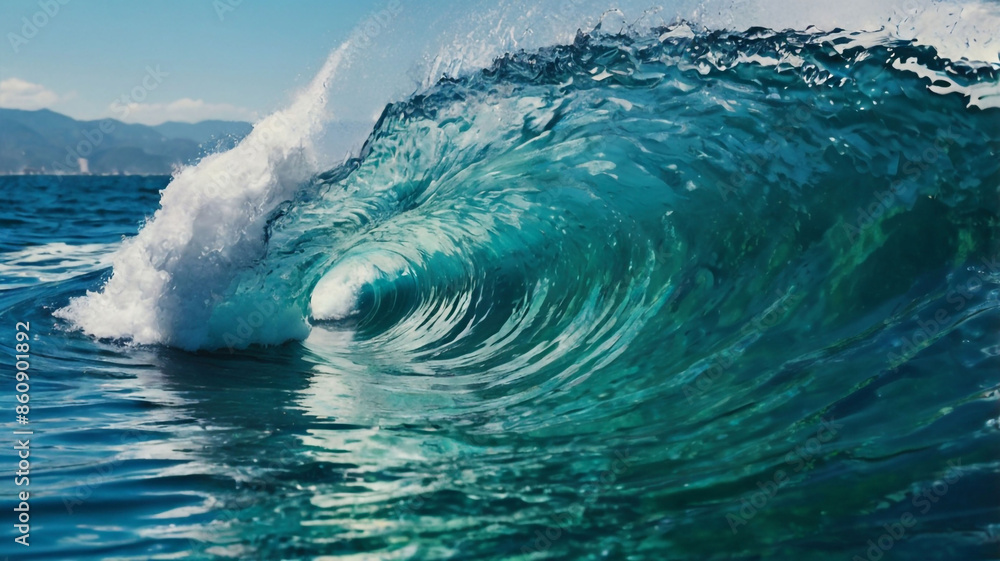 Obraz premium Sea_water_ocean_wave