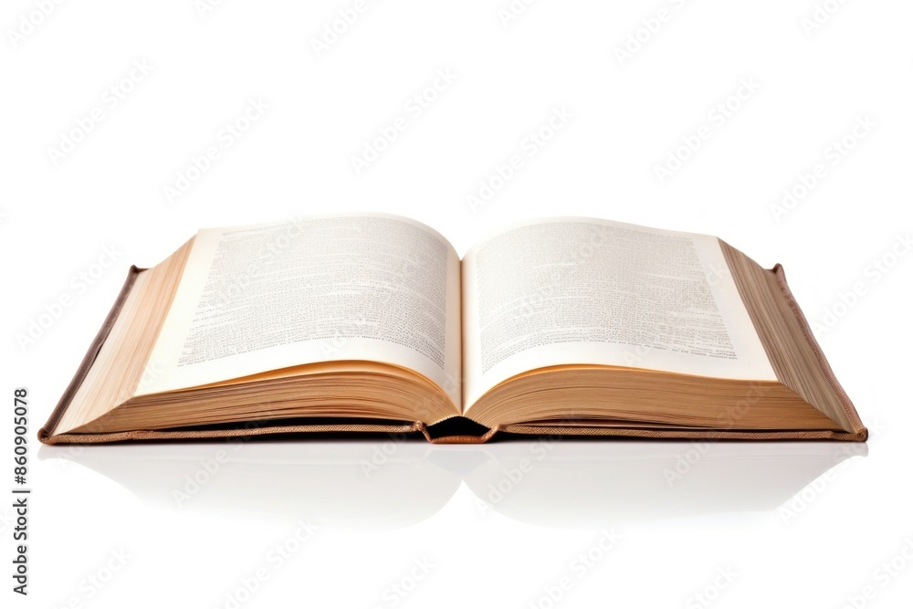 Opened book publication reading page. Opened book publication reading page.