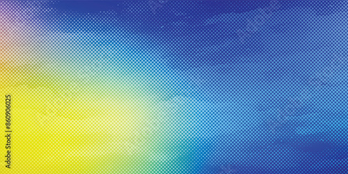 Abstract dots colorful pattern halftone gradient texture background.