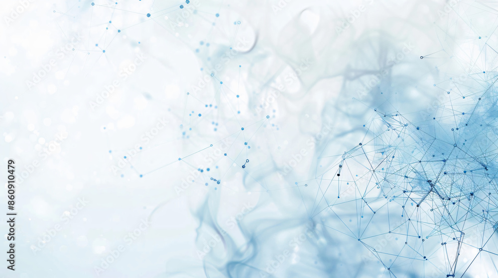 Abstract blue and white network background for technology, design, and graphic with copy space text Abstract blue and white network background for technology, design, and graphic with copy space text
