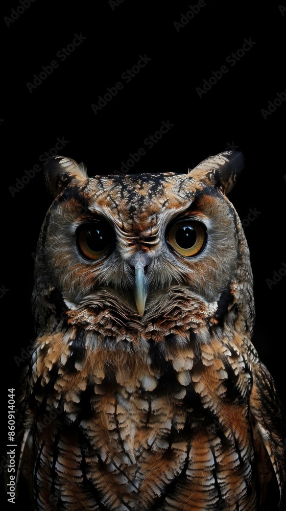 Fototapeta premium Owl award winning photography, minimalist, commercial ads photo, advertising, stunning