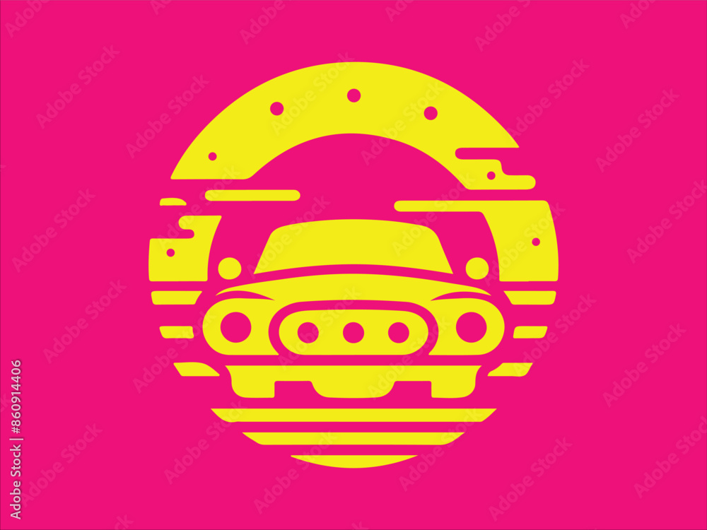 Fototapeta premium car illustration