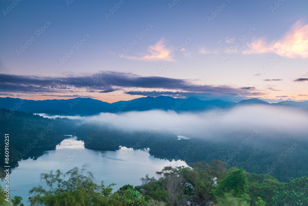 Sunrise at Bukit Tabur / Tabur Hill, Kuala Lumpur, Malaysia. Mountain scenery. Sunrise at Bukit Tabur / Tabur Hill, Kuala Lumpur, Malaysia. Mountain scenery.
