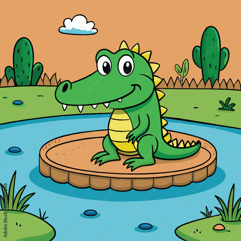 Naklejka premium Cartoon vector design cartoon 