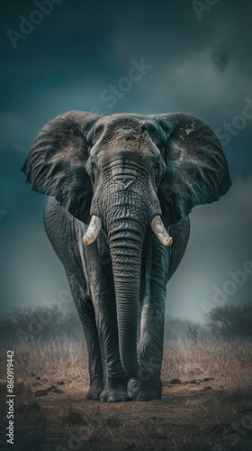 Elephant , award winning photography, asbtract, commercial ads photo, advertising, studio, stunning