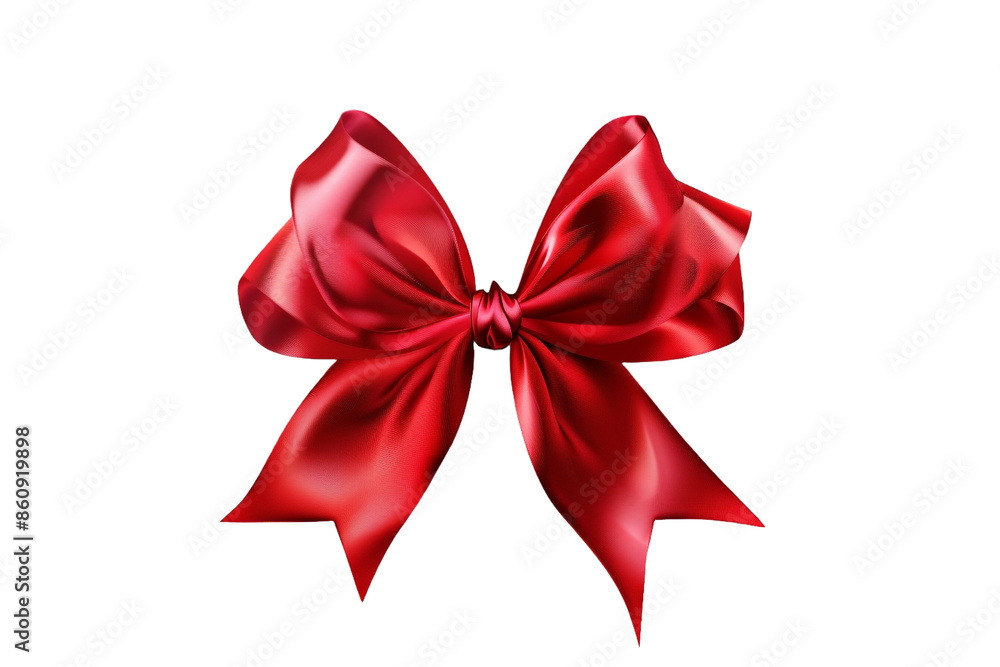 red bow isolated on transparent background red bow isolated on transparent background
