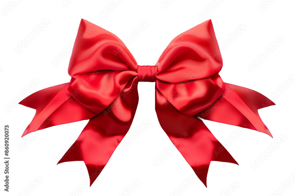 red bow isolated on transparent background red bow isolated on transparent background