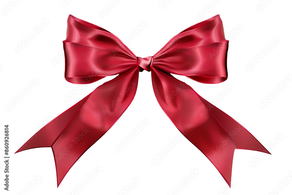 red ribbon bow isolated on transparent background red ribbon bow isolated on transparent background