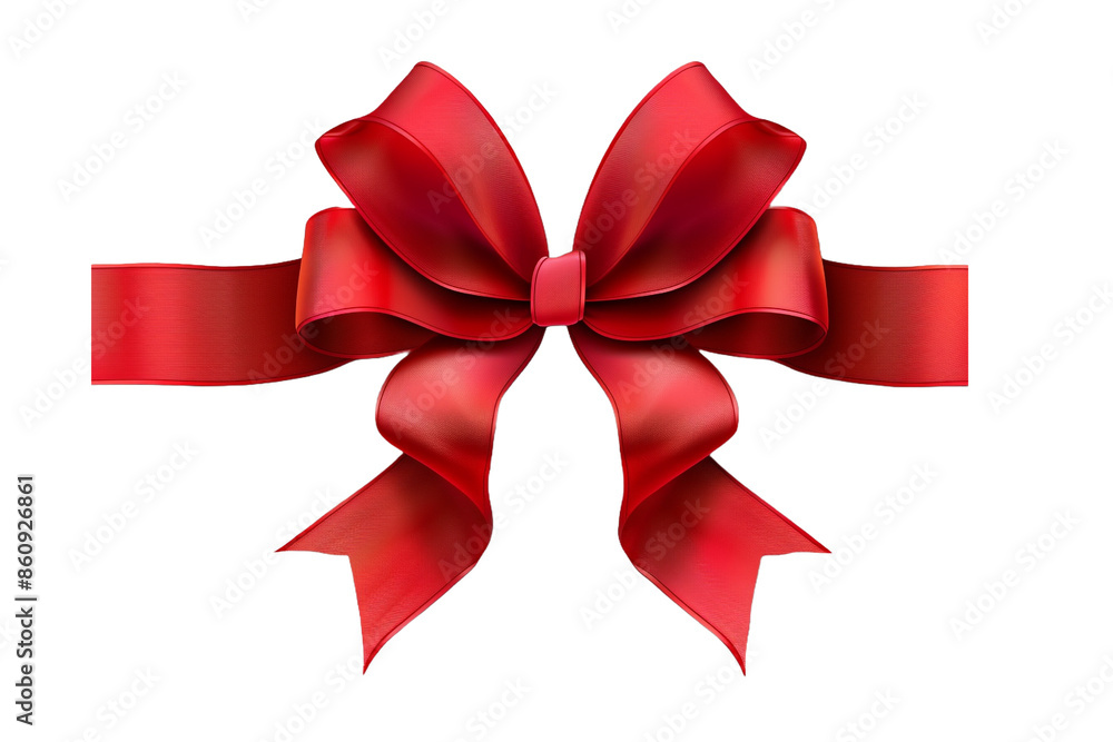 red ribbon bow isolated on transparent background red ribbon bow isolated on transparent background