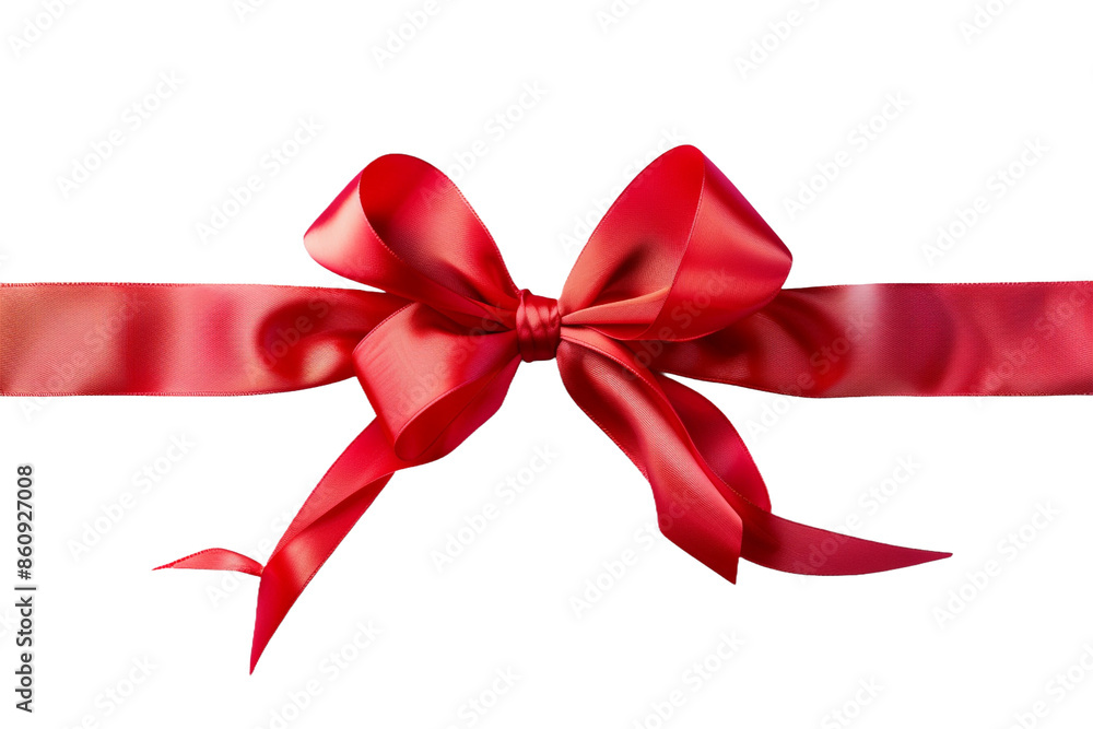 red ribbon bow isolated on transparent background red ribbon bow isolated on transparent background