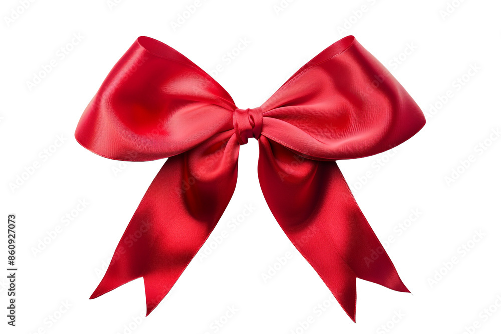 red ribbon bow isolated on transparent background red ribbon bow isolated on transparent background