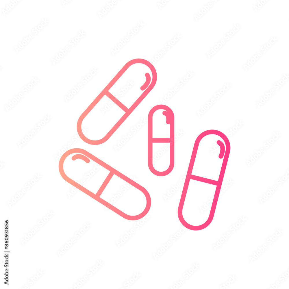 medicine gradient icon medicine gradient icon