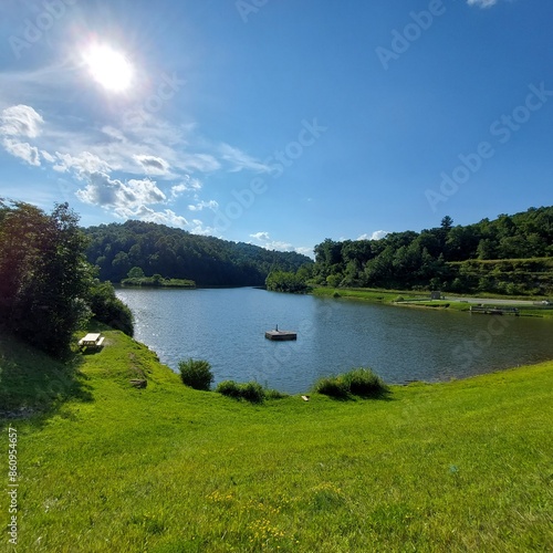 lake in the mountains