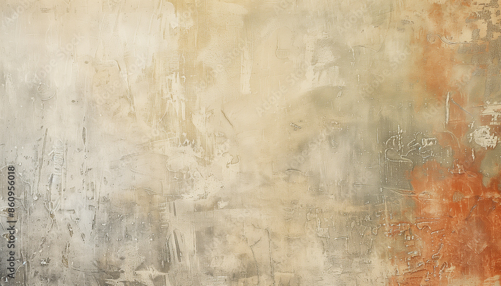 Rustic Textured Wall with Earthy Neutrals Color Washing Technique. Aged effect. Palette of beige, brown, clay red, green, and gray with subtle variations. High-resolution. Soft and layered finish. Rustic Textured Wall with Earthy Neutrals Color Washing Technique. Aged effect. Palette of beige, brown, clay red, green, and gray with subtle variations. High-resolution. Soft and layered finish.