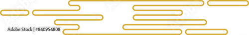 Japanese auspicious cloud pattern decoration