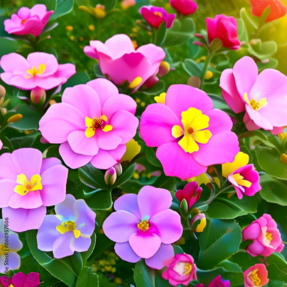 晴れた日に咲くポーチュラカ その4