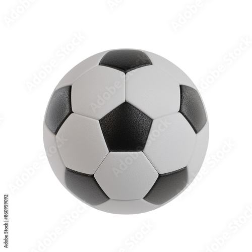 soccer ball isolated on white