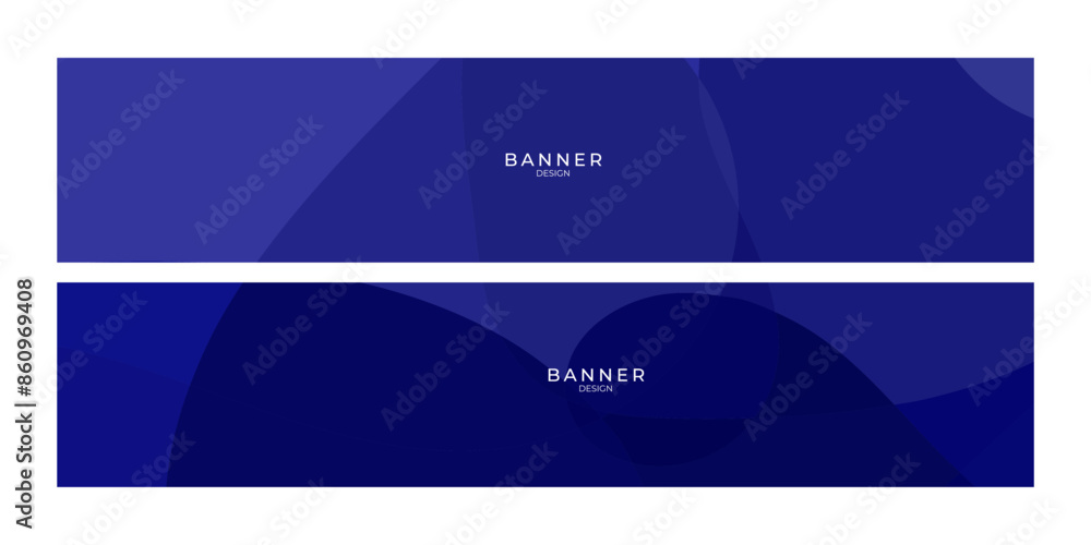 set of banner design with abstract curve shape set of banner design with abstract curve shape