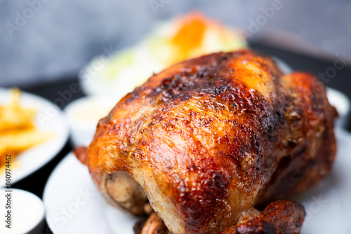 pollo a la brasa, comida peruana 