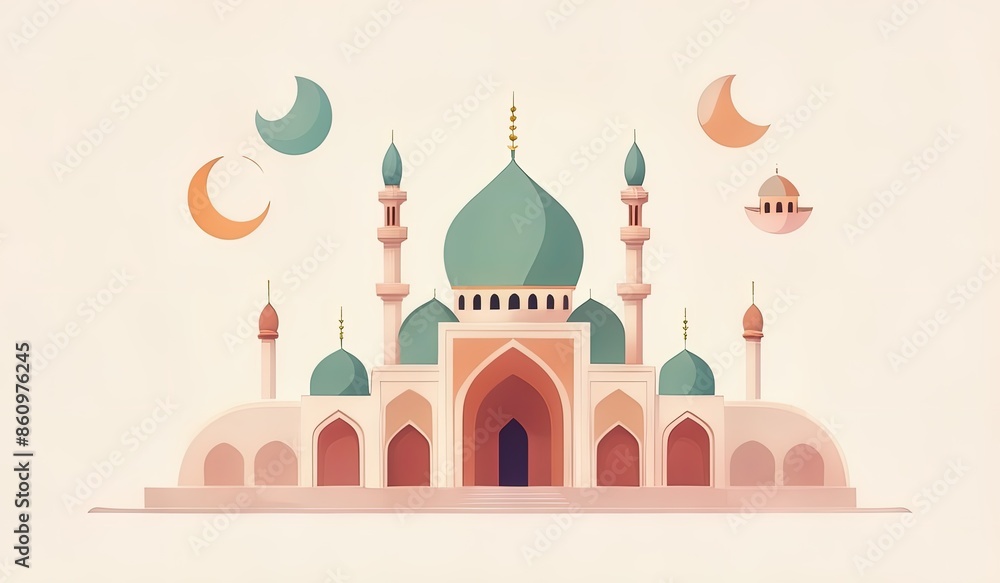Mosque a illustration, set of icons for design mosque, mosque Islamic Ramadhan, elements mosque muslim, illustration of an mosque. minaret design. church tower vector Mosque a illustration, set of icons for design mosque, mosque Islamic Ramadhan, elements mosque muslim, illustration of an mosque. minaret design. church tower vector