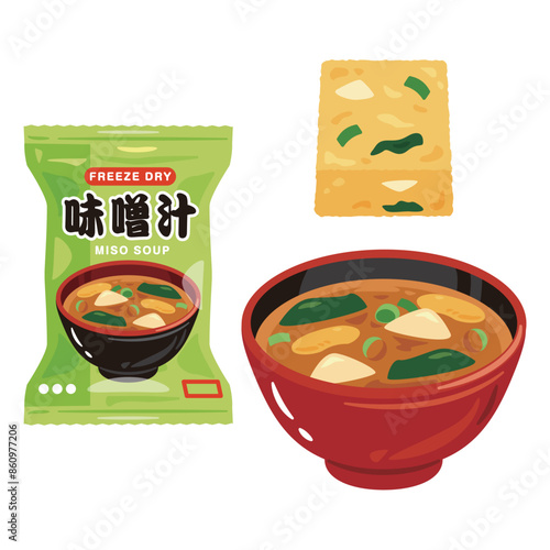 フリーズドライの味噌汁