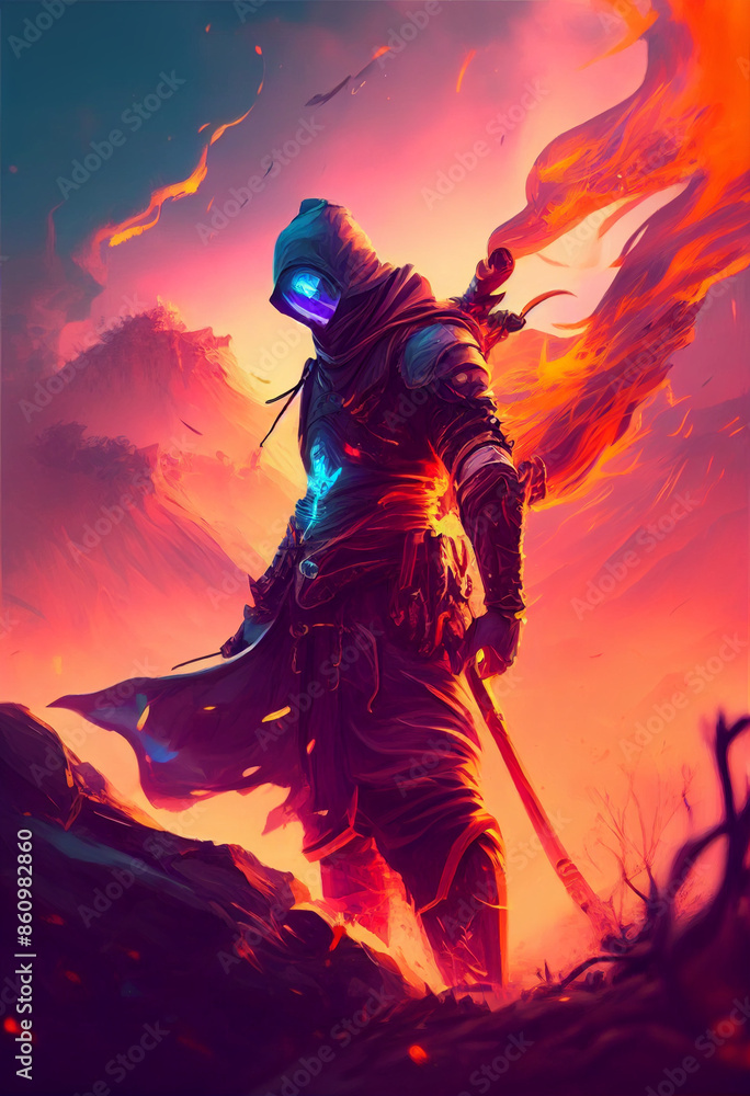Blaze Warrior - Epic Quest in a Fiery Fantasy World Blaze Warrior - Epic Quest in a Fiery Fantasy World