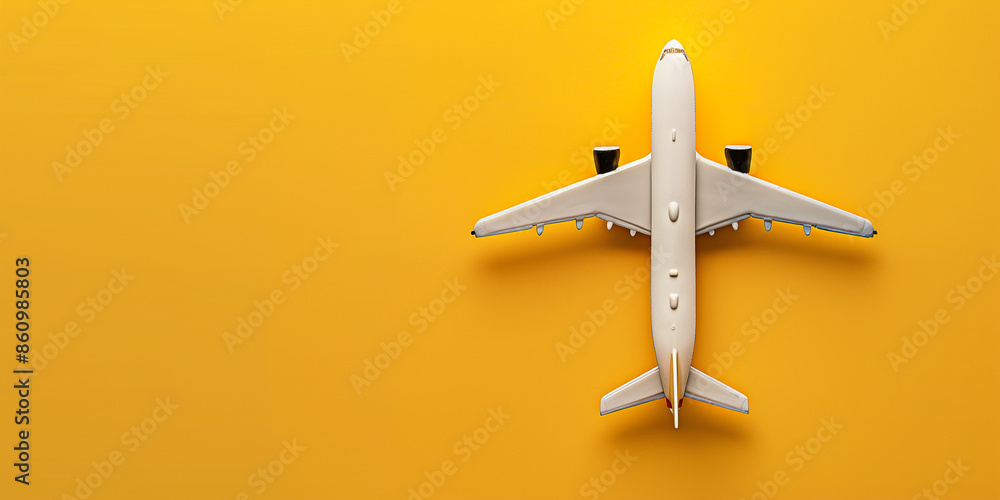 Miniatur-Spielzeugflugzeug auf unifar Hintergrund mit Raum für Text Sommerurlaub mit dem Flugzeug. Reisebüro-Banner-Design-Vorlage, Banner- oder Header-Modell Miniatur-Spielzeugflugzeug auf unifar Hintergrund mit Raum für Text Sommerurlaub mit dem Flugzeug. Reisebüro-Banner-Design-Vorlage, Banner- oder Header-Modell